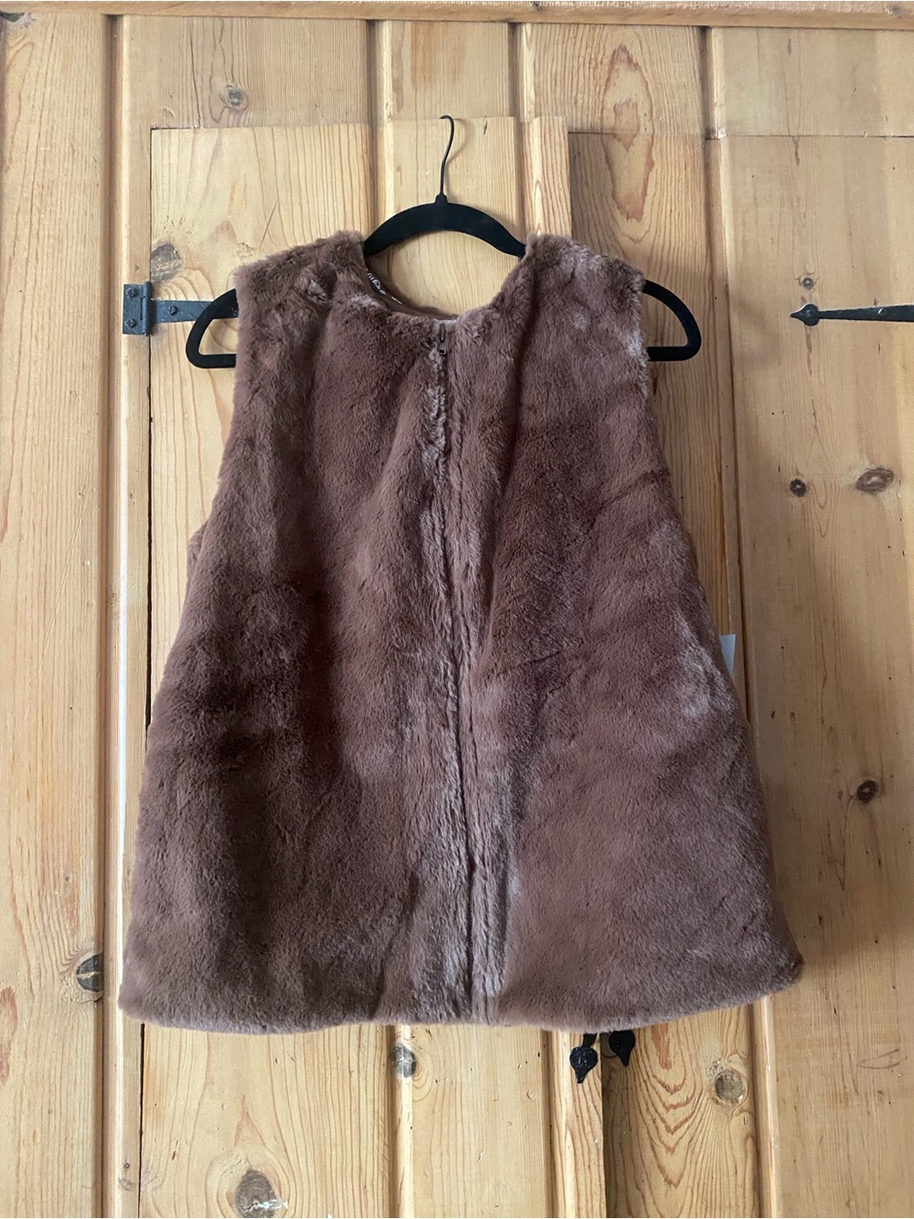 Faux Fur Brown Vest